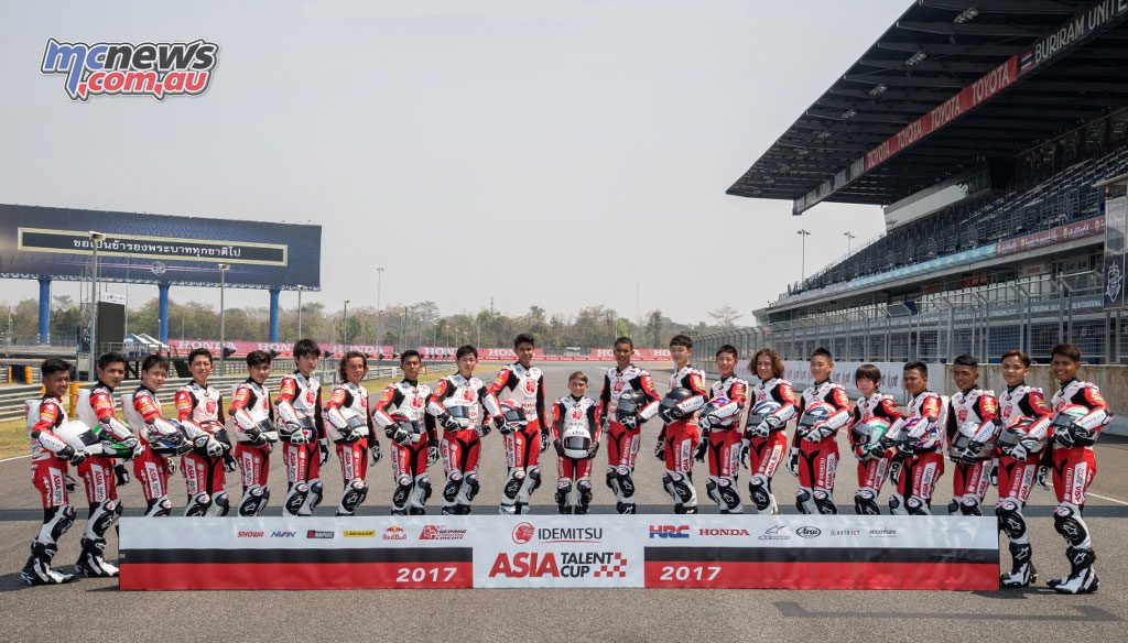 2017 Asia Talent Cup rider line-up