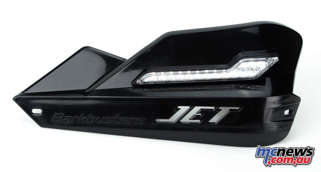 Barkbusters LED Position lights on Jet handguards