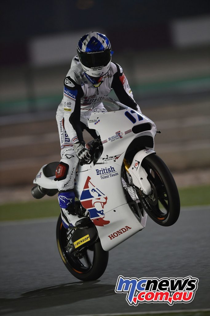 Moto3 Qatar Test - John McPhee