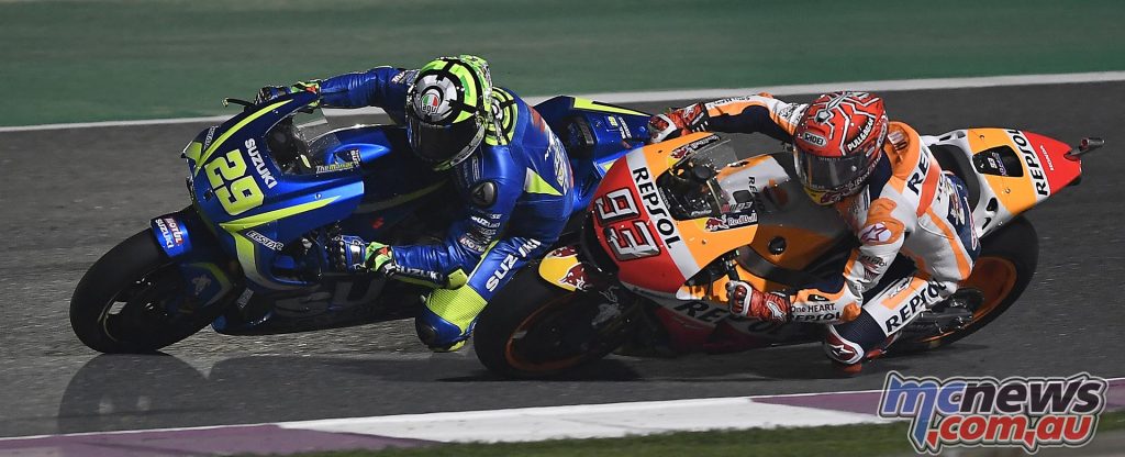 Marc Marquez and Andrea Iannone
