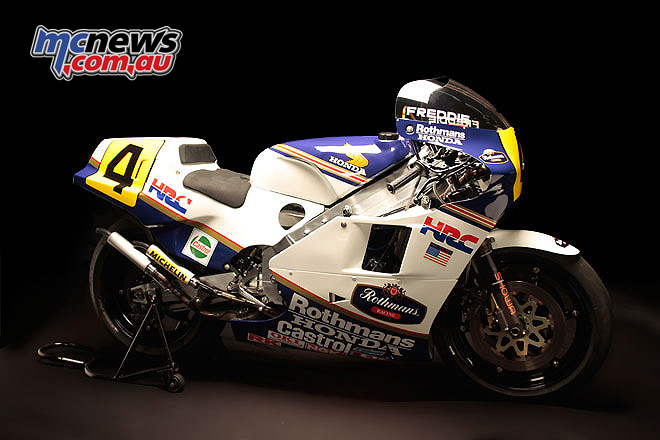1985 Honda NSR500 as ridden by Freddie Spencer to win the Championship in 1985.