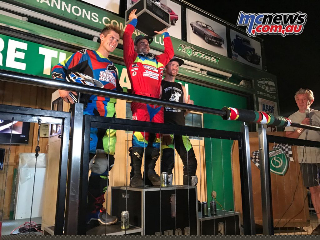 2017 Troy Bayliss Classic podium