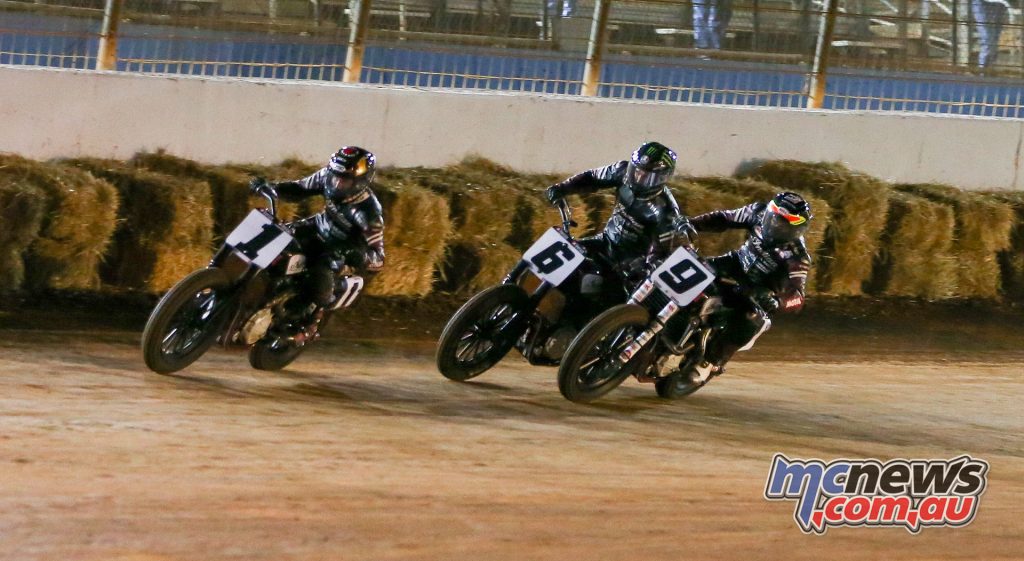 Bryan Smith, Jared Smith and Brad Baker - American Flat Track