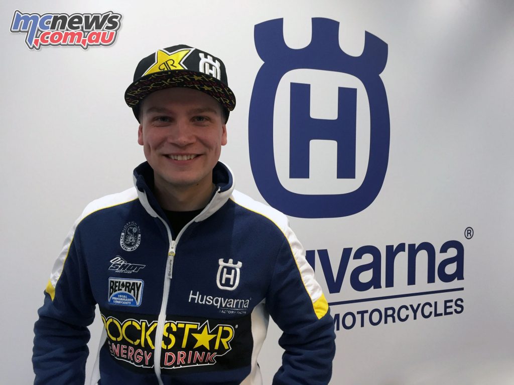 Antti Hellsten joins the Husqvarna Factory Racing team