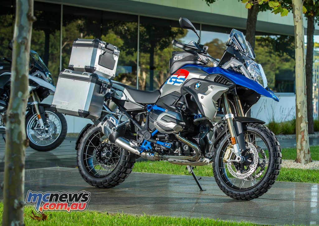 The tall seat height on the Rallye X makes it easier to drop the bike if you're not careful