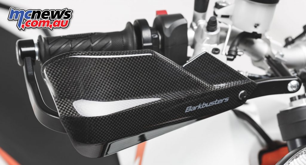 Barkbusters Carbon Fibre Handguards come in a variety of types to suit different bike fitment