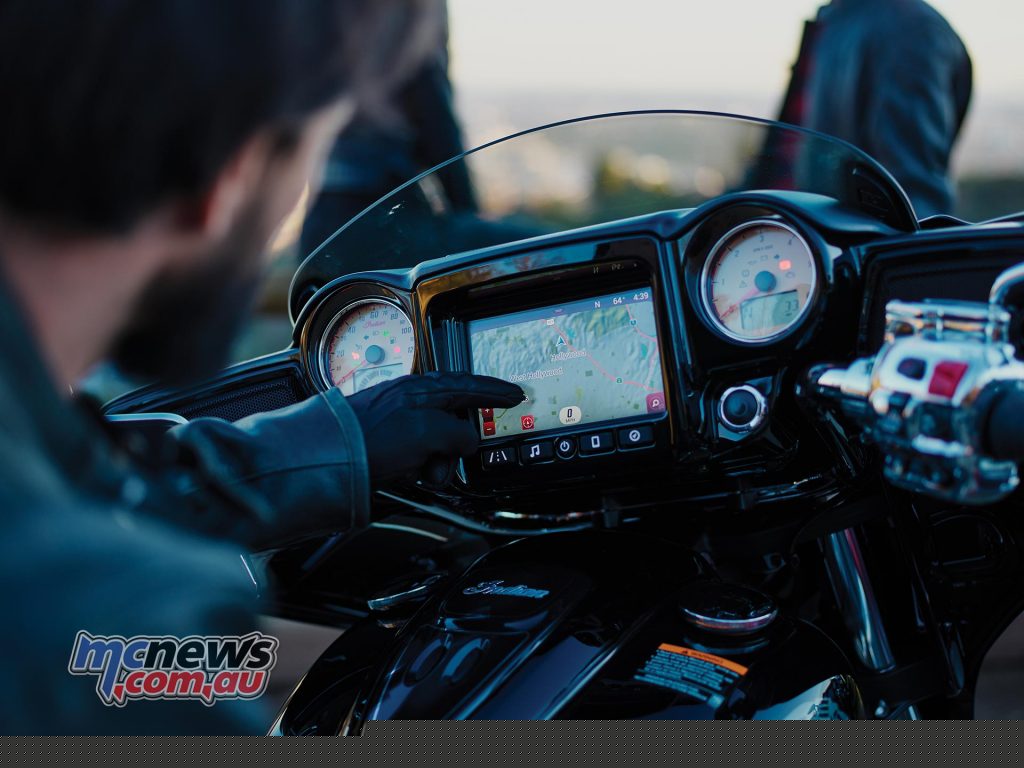 Indian Chieftain Limited - Ride Command seven-inch infotainment system