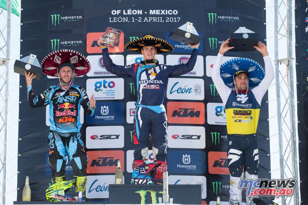 MXGP Round 4 - Leon Mexico - Podium