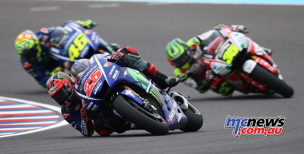 The top three in Argentina led by Vinales