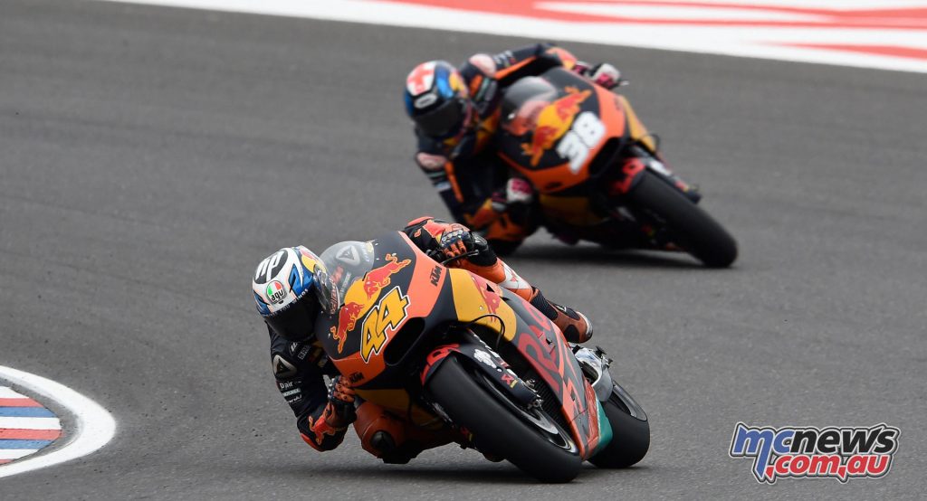 Pol Espargaro and Bradley Smith