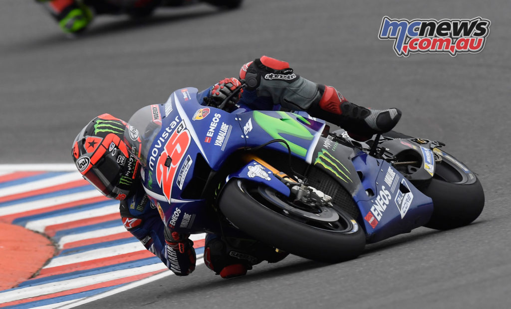 Maverick Vinales continued his form to take a second win in a row