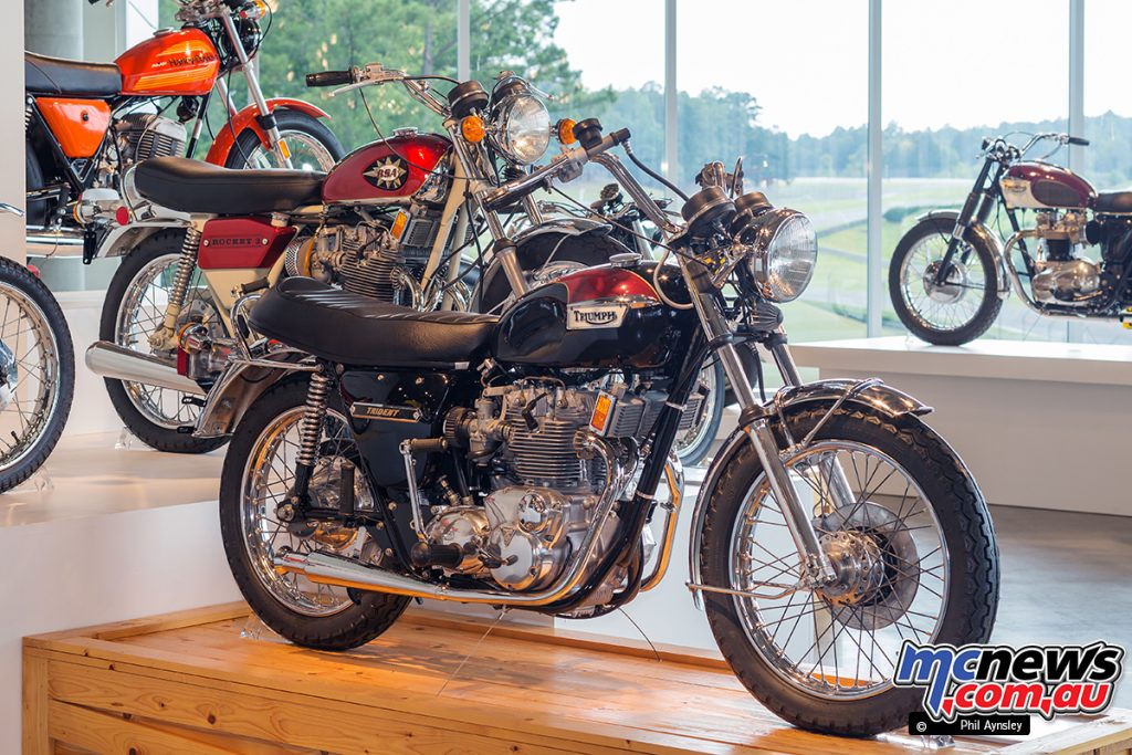 The Barber Vintage Motorsports Museum - Early ‘70s Triumph Trident T150 and BSA Rocket 3