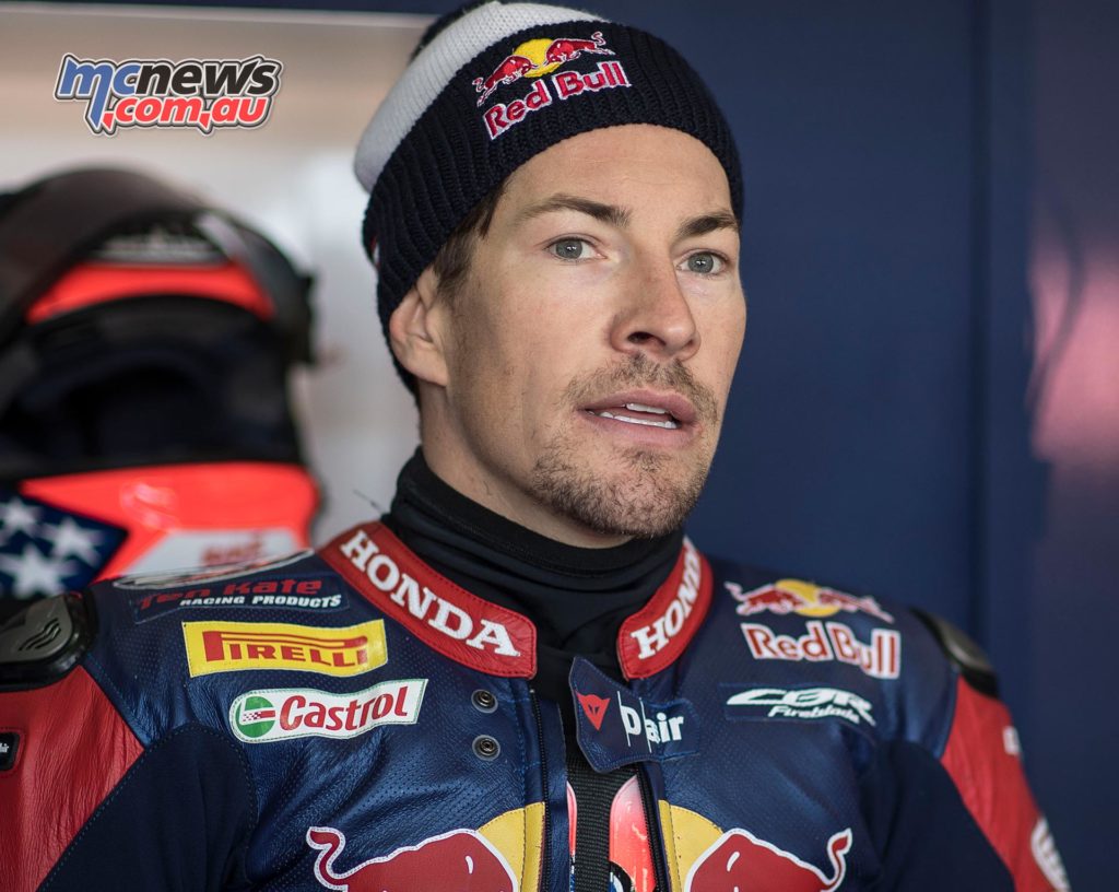 Nicky Hayden pictured earlier this year in Aragon