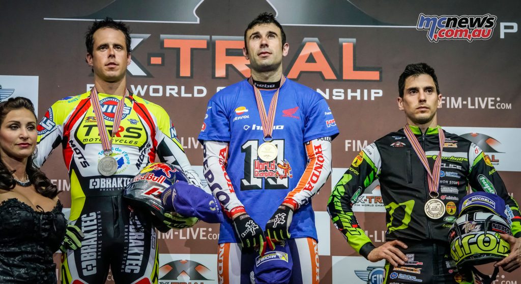 2017 X-Trial Championship Podium