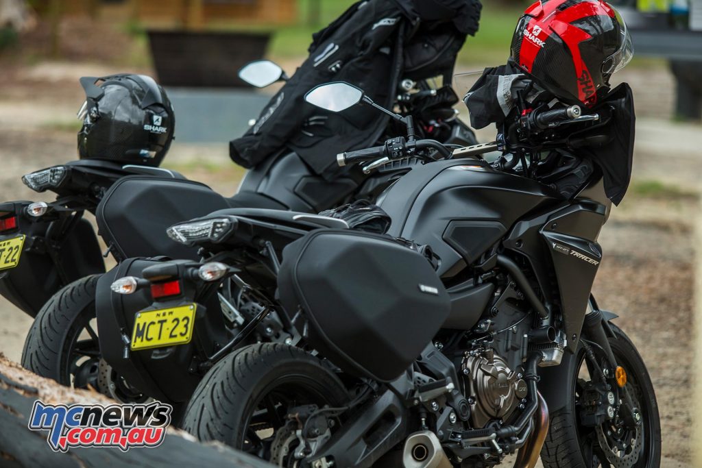 In Australia the MT-07 Tracer comes standard with the saddlebags