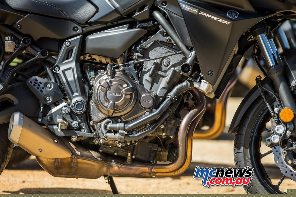 The Tracer features the engine from the popular MT-07, ensuring a strong powerplant despite being LAMS compliant