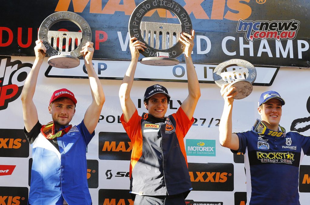 EnduroGP of Italy - Enduro 2 Day 1 Podium