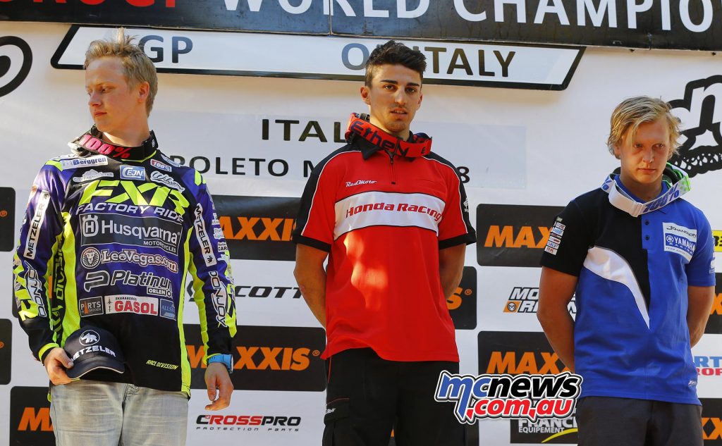 EnduroGP of Italy 2017 - Junior Day 1 Podium