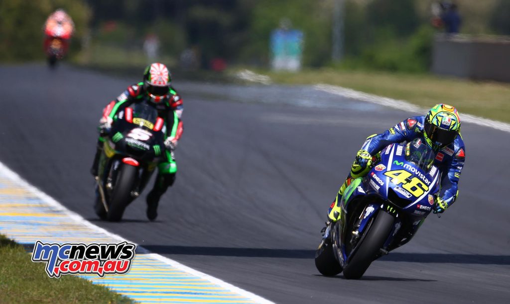Rossi leads Zarco at Le Mans