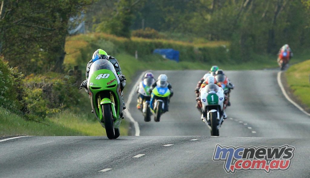 Martin Jessop was also victorious in the SuperTwins contest at the 2017 NW200