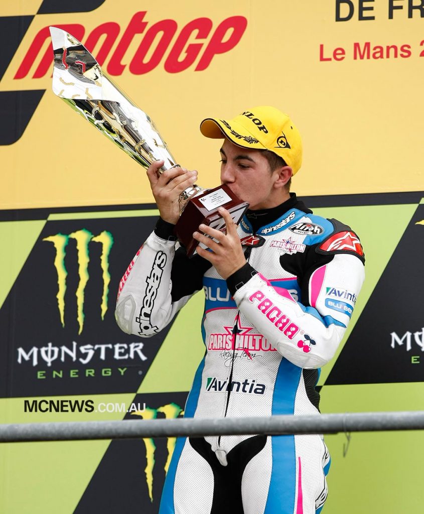 Maverick Viñales took his first ever win in the 125 World Championship at the venue in 2011