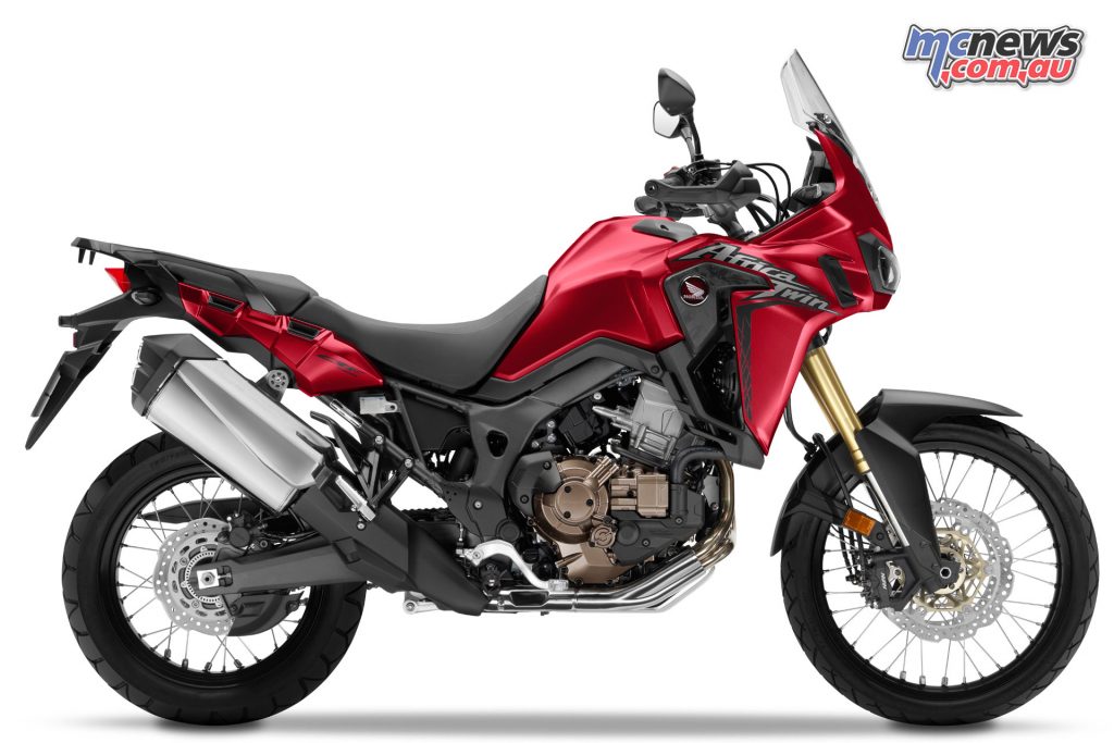 2017 Honda Africa Twin in Candy Prominence Red