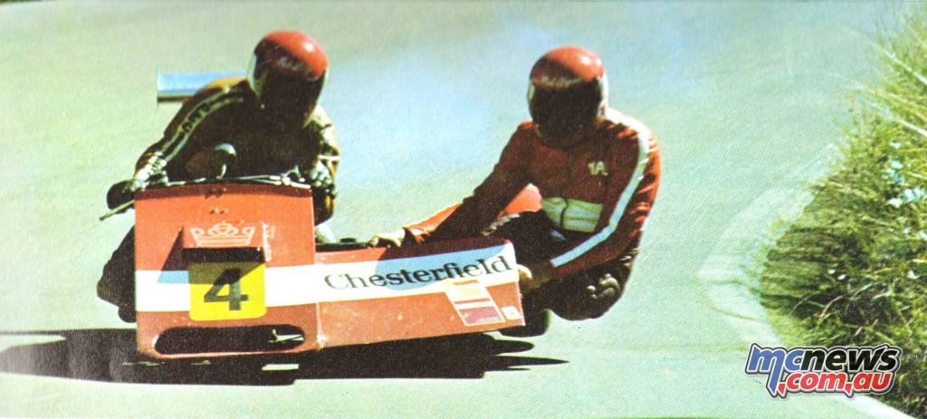 Bob Levy in the Wedge Sidecar