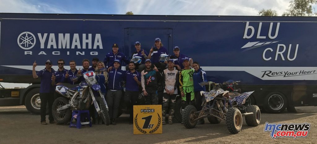 Yamaha Racing with the #1 plate