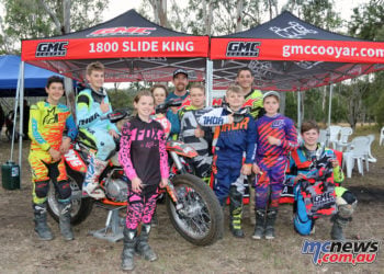 The whole GP Juniors Australia group with Gary McCoy at the GMC Cooyar training camp