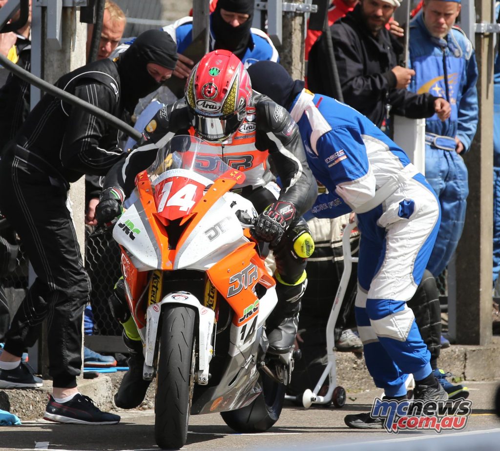 Dan Kneen in the pits