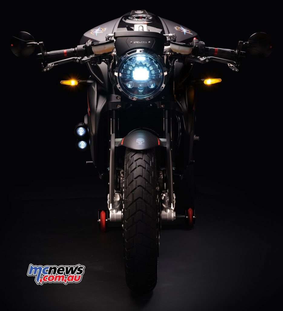 The RVS#1 features the new adaptive LED headlight