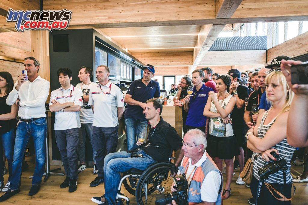 Guests at the Red Bull MotoGP Energy Station - Image by Marco Campelli