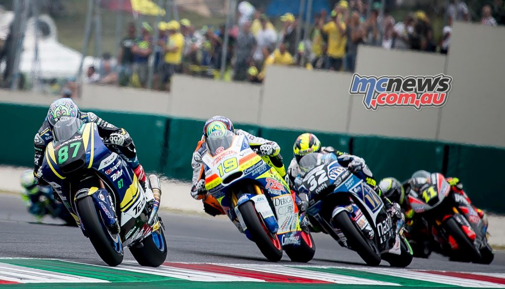Remy Gardner #87 was in the mix at Mugello