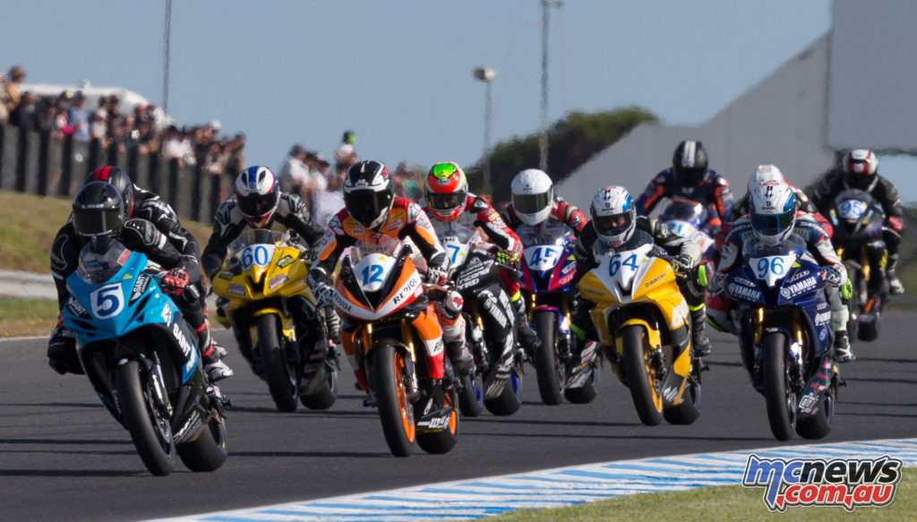 Supersport at the Phillip Island Championship Round 1 - Image by TBG Photography