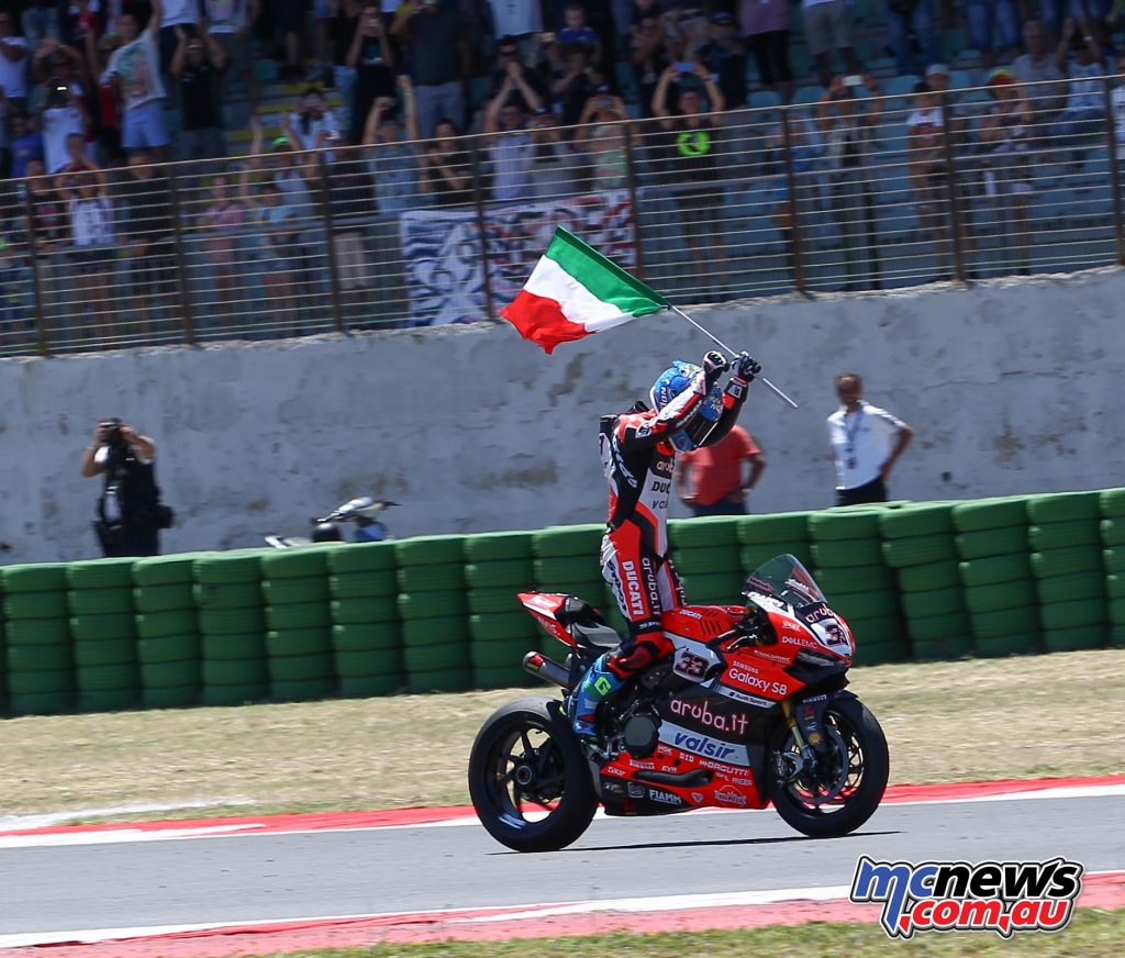Marco Melandri takes 100th Italian victory at Misano