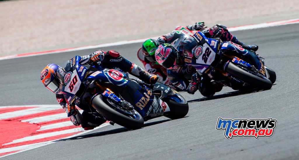 The top five was completed by Michael van der Mark (Pata Yamaha Official WorldSBK Team) and Eugene Laverty (Milwaukee Aprilia), with the Dutchman crossing the line fourth and the Irishman fifth.