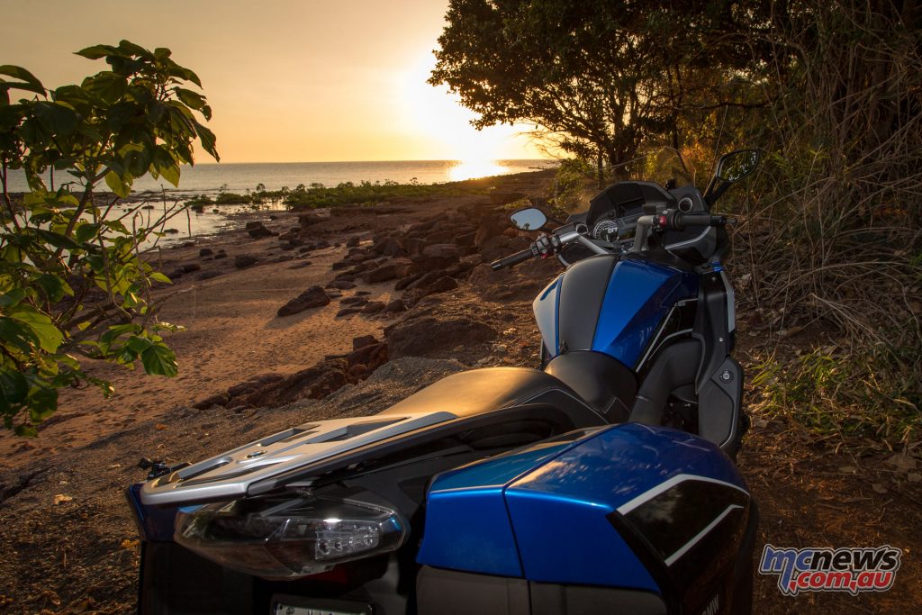 The BMW K 1600 GT overlooking Darwin's Fannie Bay - Image by Andrew Gosling