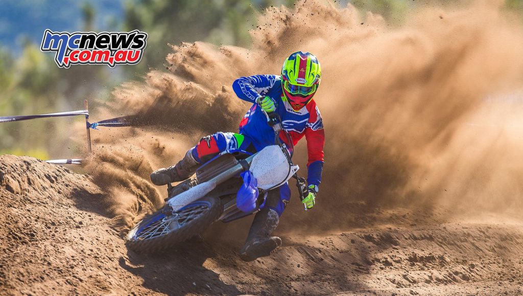 2018 Yamaha YZ450F - Todd Jarratt blasts through a berm