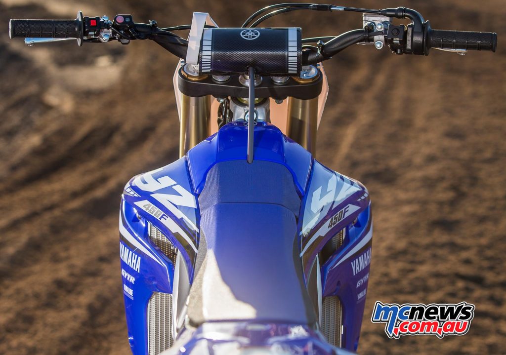 2018 Yamaha YZ450F cockpit offers more room to move than before