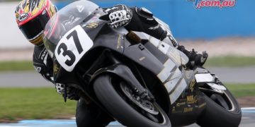 Josh Brookes test the Norton Rotary
