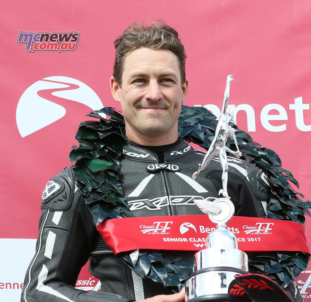 Josh Brookes took his first TT victory at the 2017 Classic TT