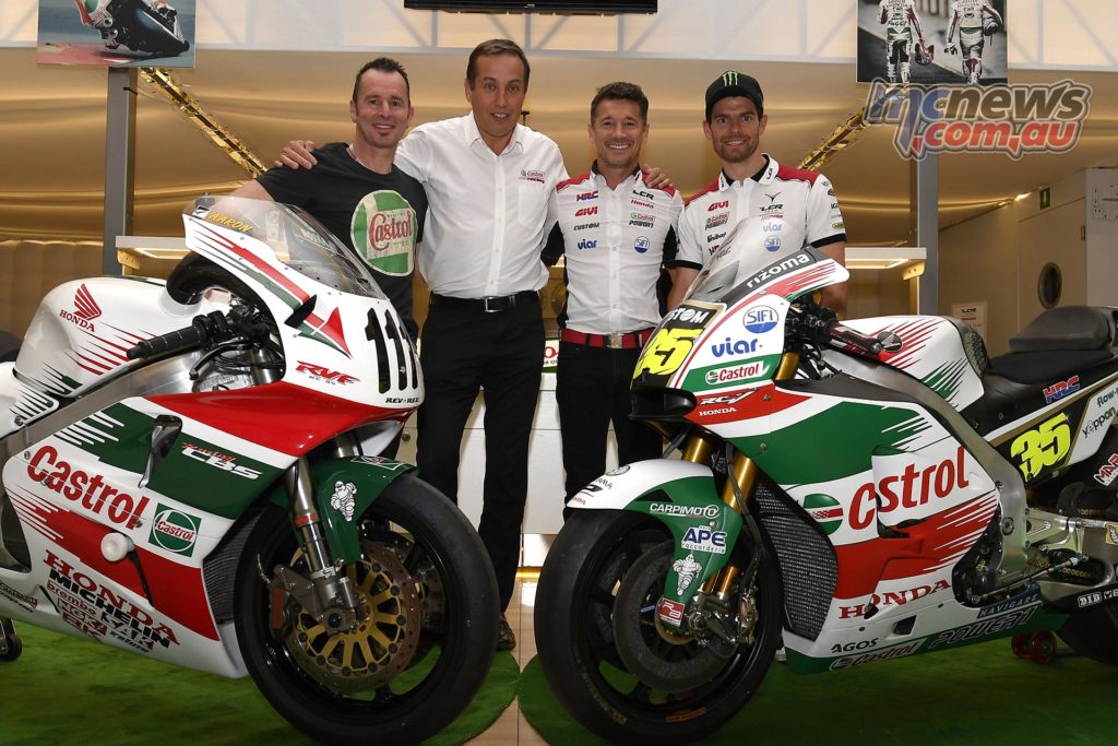 Aaron Slight reunited with Castrol Honda RC45