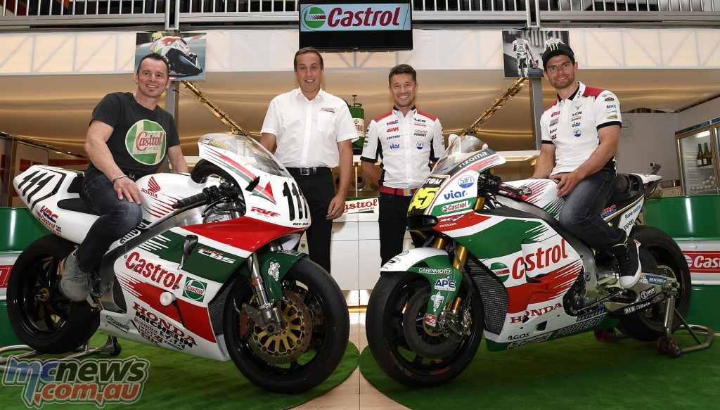 Aaron Slight reunited with Castrol Honda RC45