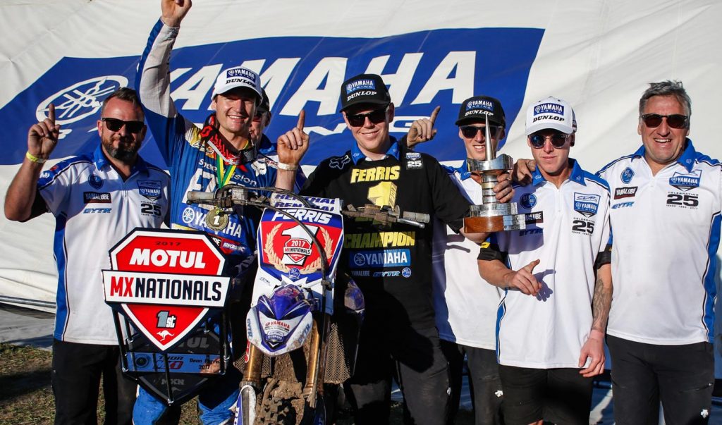 Ferris again stamped his authority as the nation’s fastest motocross racer, winning both motos in the premier MX1 division on his powerhouse YZ450F