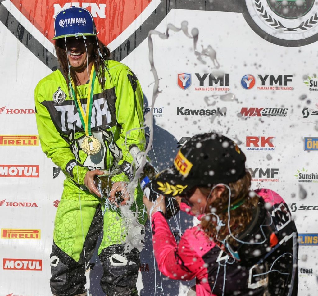 After four hard fought motos, Maddy Brown was crowned the 2017 YMF Women’s Australian Champion
