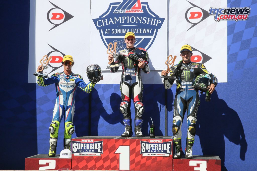 Superbike Race 2 Podium