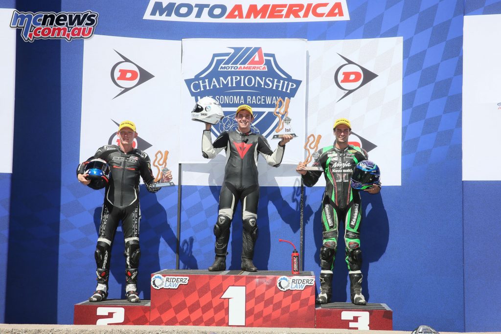 Superstock 600 Race 2 Podium