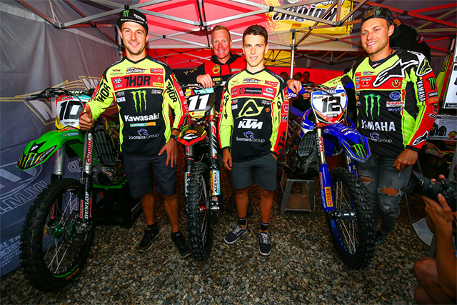 Belgian line up for the 2017 Motocross of Nations will be led by Monster Energy Kawasaki Racing Team’s Clement Desalle in MXGP with LRT’s Julien Lieber competing in MX2, and Monster Energy Yamaha Factory MXGP Team’s Jeremy Van Horebeek in the OPEN division