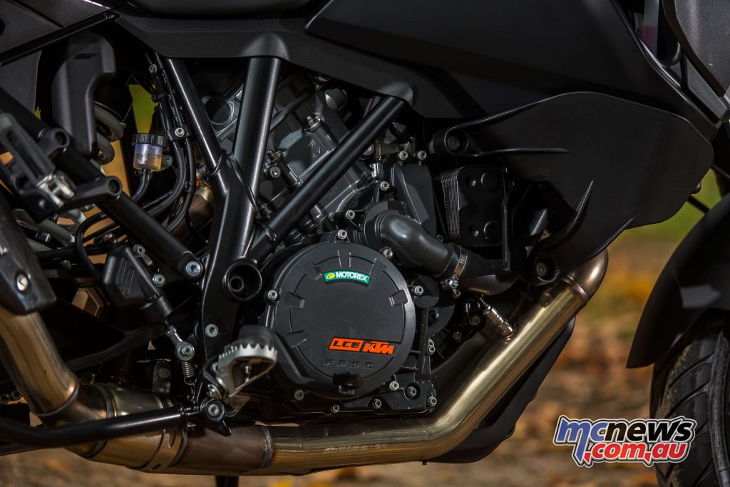 The 1290 powerplant is a 1301cc twin with 160hp and 140Nm of torque 