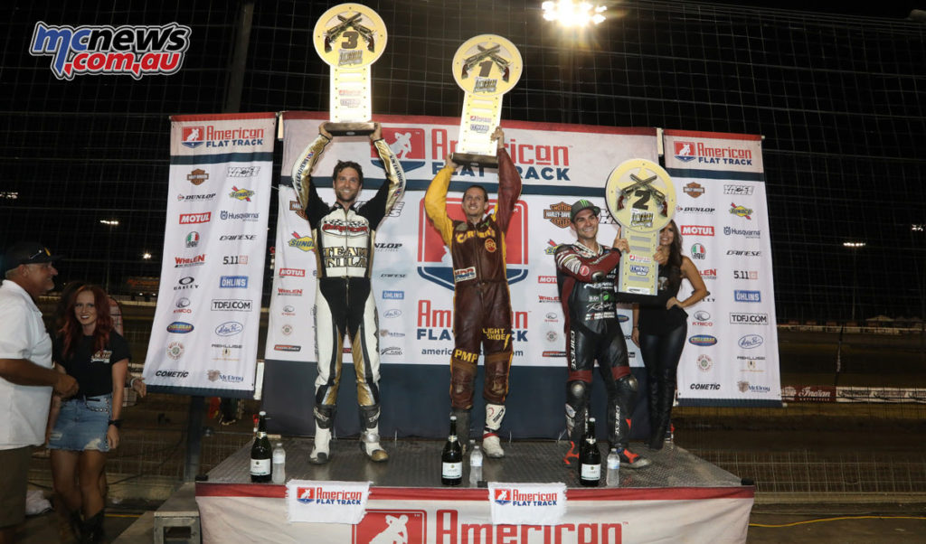 Privateer Jeffrey Carver Jr. took his career first win in the AFT Twins class, as well as the first victory for Harley Davidson for the year